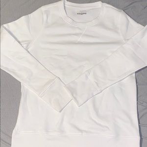 Long sleeve cotton crew neck